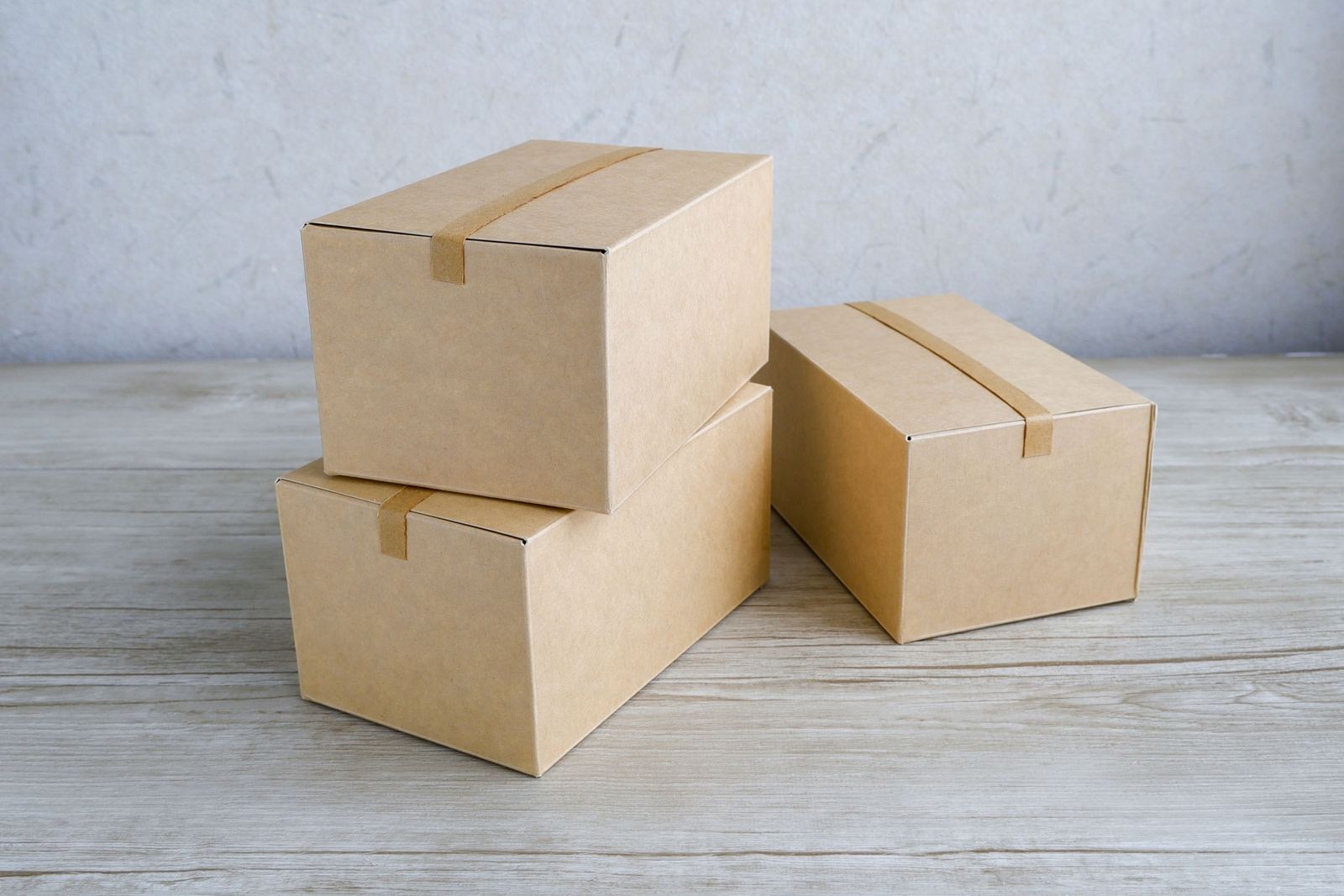梱包された商品の物流イメージ